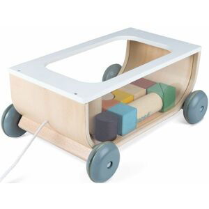 Janod Sweet Cocoon Cart With Blocks