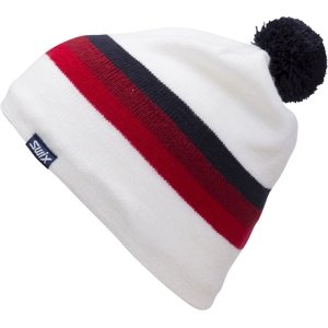 Swix Marka Beanie Jr - Snow White/Red