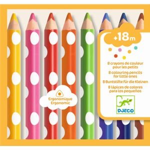 Djeco 8 colouring pencils for little ones