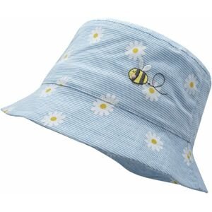 Maimo Mini Girl-Hat "Flower" - weiß/cerulean 49