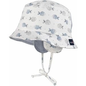 Maimo Baby Boy-Hat - weiß-himmel-fische 45