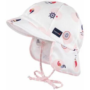 Maimo Mini-Cap with Visor - weiß-rosa-maritim 47