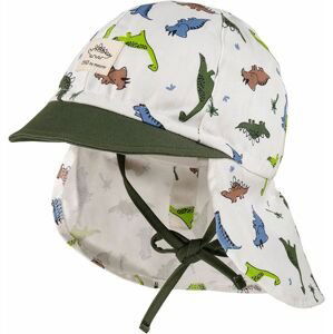 Maimo Mini Boy-Cap Neck Protection - wollweiß/chive 47