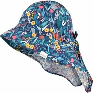 Maimo Kids Girl-Flapper  - marine-grün-blätter 51