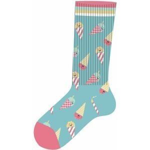Maimo Kids Girl-Ribbed Socks - opal 23-26