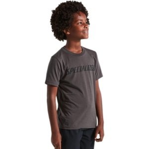 Specialized Youth Wordmark Tee SS - charcoal 117-132