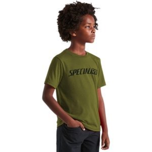 Specialized Youth Wordmark Tee SS - olive green 117-132