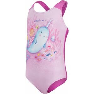 Speedo Toddler Girls Digital Placement Swimsuit - Pink Splash/Spearmint 86
