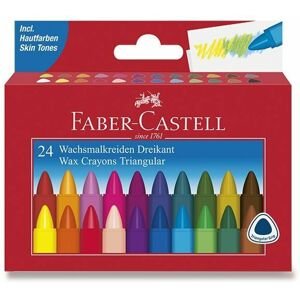 Faber-Castell Voskovky trojhranné-24 barev