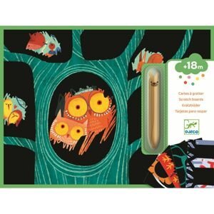 Djeco Small gifts for little ones - Scratch cards Learning about animals