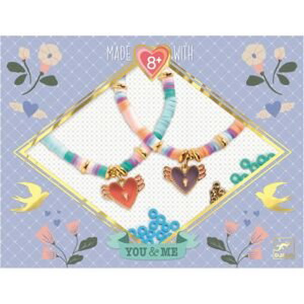 Djeco Needlework - Beads and jewellery Heart Heishi