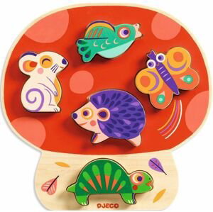 Djeco Wooden Puzzles - Relief puzzles Anianco
