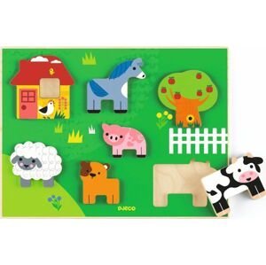 Djeco Wooden Puzzles - Relief puzzles Farm Story