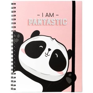 Legami Maxi Trio Spiral Notebook - Panda