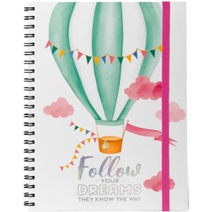 Legami Maxi Trio Spiral Notebook - Air Balloon