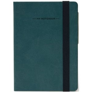 Legami My Notebook - Small Plain Petrol Blue