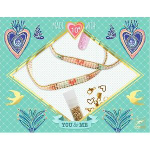 Djeco Needlework - Beads and jewellery Miyuki and Hearts