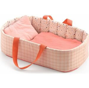 Djeco Dolls - Bed time Bassinet Pink Lines