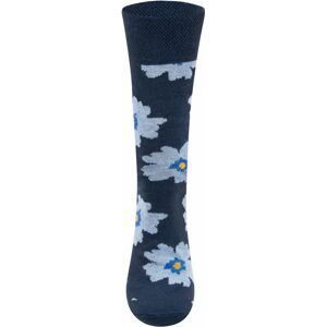 Ewers Socken  Gots Blumen - tinte 35-38