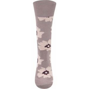 Ewers Socken  Gots Blumen - dusty mauve 35-38