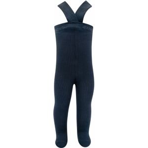 Ewers Strumpfhose Rippe Mit Trägern - navy 74