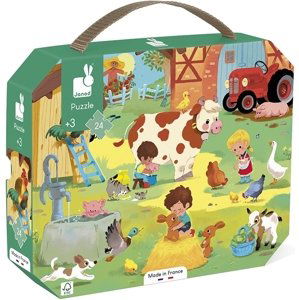 Janod Puzzle a day at the farm - 24 pcs