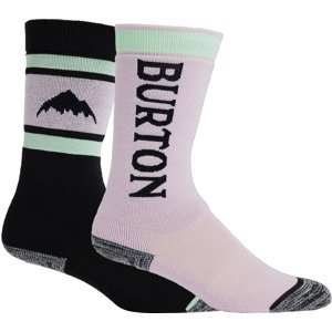 Burton Kids' Burton Weekend Midweight Socks (2 Pack) - Elderberry 30-32
