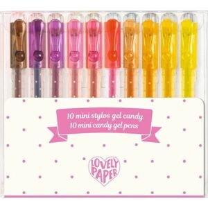 Djeco 10 mini candy gel pens