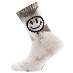 Ewers Socken Smiley - lila-grau 27-30