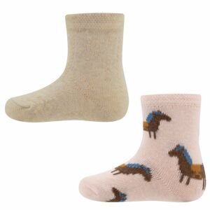 Ewers Socken 2er Pack GOTS Pferde/Uni - 0001 17-18