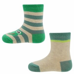 Ewers Socken 2er Pack GOTS Frosch - 0001 17-18