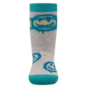 Ewers Stoppersocken SoftStep Smiley - hellsilber mel 23-24