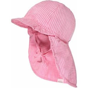 Maimo Mini-Cap With Visor, Stripes - rosa nelke-streifen 49