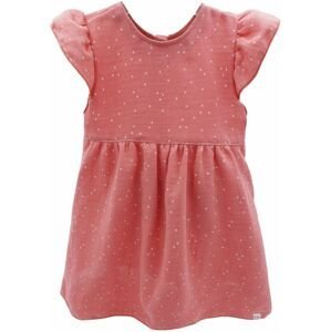 Maimo Gots Mini Girl-Dress, Musselin - rust-weiß-punkte 110/116