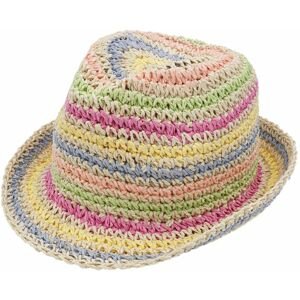 Maimo Mini Girl-Trilby, Handmade - white sand/multicolor 51