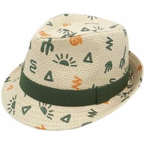 Maimo Kids Boy-Trilby,Print Cactus - white sand/dunkeloliv 55