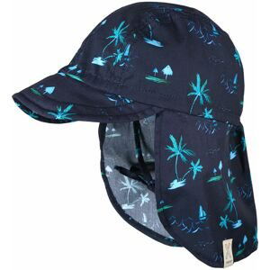 Maimo Kids Boy-Cap With Visor, Bands - navy-mint-beach 51