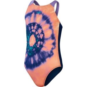 Speedo Placement Pulseback - ammonite blue/soft coral/aquarium/miami lilac 140