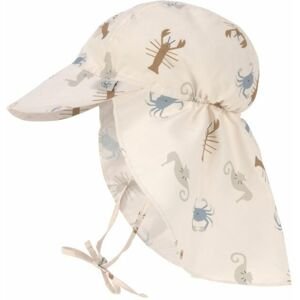 Lassig Sun Protection Flap Hat sea animals milky 46-49