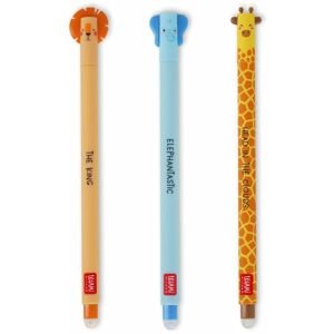 Legami Set Of 3 Erasable Pens - Savannah (Lion+Elephant+Giraffe)