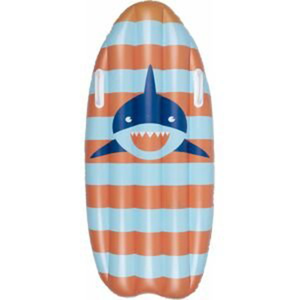Swim Essentials Dětská nafukovací matračka Surfboard 120 cm - Striped Shark