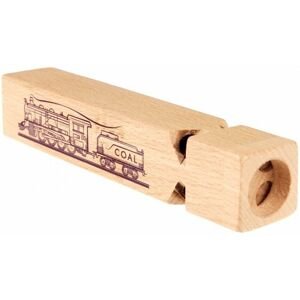 Dětská dřevěná píšťalka - Parní lokomotiva Rex London