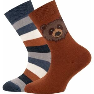 Ewers Socken 2Er Pack Gots Ringel/Bär - 002 23-26