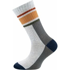 Ewers Socken Rippe/Ringel - hellsilber mel 31-34