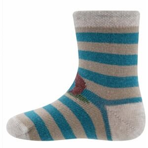 Ewers Socken GOTS Schnecke - dkl beige mel 27-30