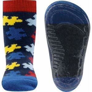 Ewers Stoppersocken SoftStep  Puzzle - navy 21-22