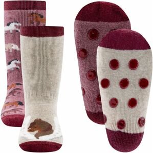 Ewers Stoppersocken 2er Pack Pferde - 0002 19-22