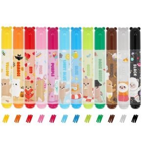 Legami Set Of 12 Markers - Teddy Friends