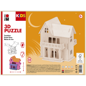 Marabu MARA 3D puzzle dřevěné - house