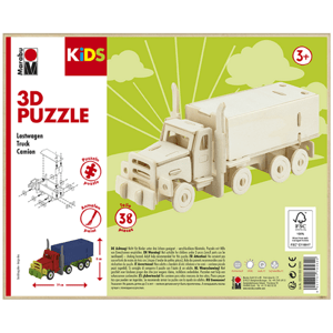 Marabu MARA 3D puzzle dřevěné - Truck